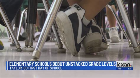 Taylor ISD introduces unstacked grade levels on first day of school