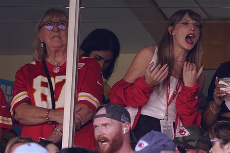 Taylor Swift is a fan and suddenly, so is everyone else. Travis Kelce jersey sales jump nearly 400%.