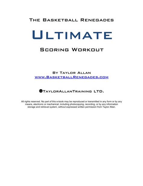 Taylor allan ultimate scoring workout manual. - Toyota land cruiser 1990 1991 1992 lj 70 series manual.