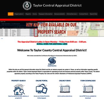 Taylor county cad log. Annual Report for the Central Appraisal District of Taylor County (hereinafter, "the District"). The Annual Report for 2022 provides summary information about the District's operations and the methods used to test the validity of our certified values. The report is designed to provide the 