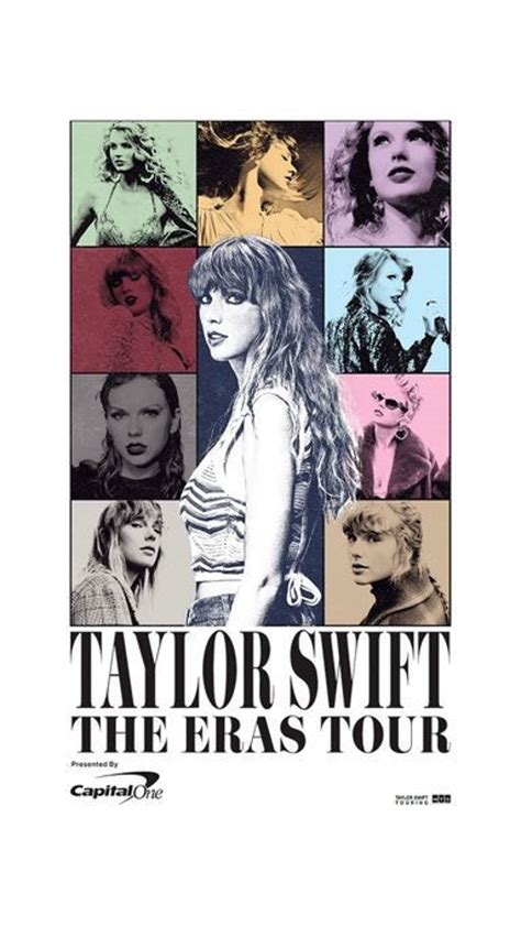 Taylor eras poster. High resolution movie poster image for Taylor Swift: The Eras Tour (2023). The image measures 2001 * 3000 pixels and is 1386 kilobytes large. 