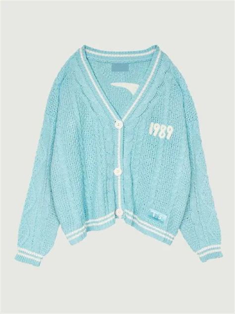 Taylor swift 1989 cardigan. Taylor Swift Holiday Beige NP Handmade Cardigan Unofficial S/M/L. (6) £30.00. Chic Blue 1989 Embroidered Cardigan: Limited Edition Knitwear. Taylor's Version Sweater | Inspired Swiftie Folklore | For Her. (14) £32.21. £53.69 (40% off) Sale ends in 30 hours. 