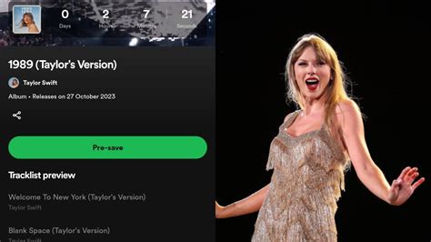 Taylor swift 1989 countdown. The No. 1 Billboard ranking for "Speak Now (Taylor's Version)" is her 12 th album to reach the top slot and crowns Swift as the female artist with the most No. 1 … 