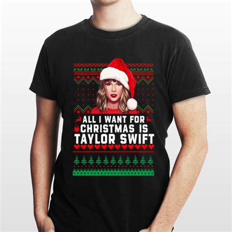 Taylor swift christmas sweater. Dec 17, 2019 · Fans who are feeling nostalgic for decades past will love this throwback gift. Taylor Swift evermore Cassette Tape. Urban Outfitters. $20. See on Urban Outfitters. 3. Ugly Swiftmas Sweater. This ... 