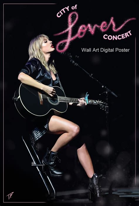 Taylor swift concert poster. 4:30 p.m. – All gates open/Merch stands inside stadium open. 6:30 p.m. – Concert begins. 10 p.m. – Pick-up lots open. And with that being said, we hope all you Swifties have an Enchanted time at her show! Sing at the top of your lungs for us! Information via MetLife Stadium’s Twitter. 