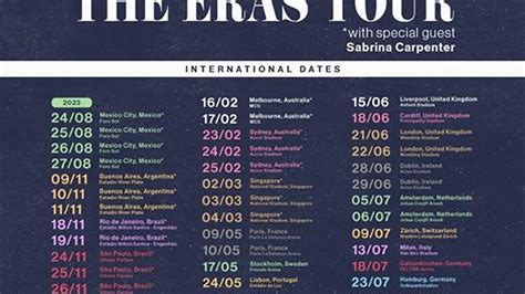 New Taylor Swift Eras Tour Edinburgh dates. The Anti-Hero and Blank Space singer will now play three dates in Edinburgh: June 7, 2024 - Edinburgh BT Murrayfield Stadium. June 8, 2024 -Edinburgh …. 