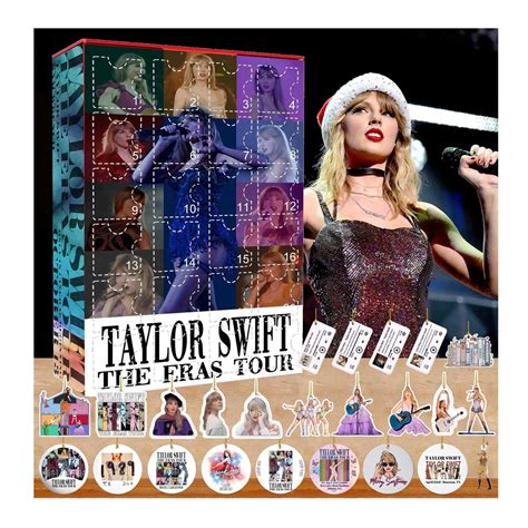  Taylor Swift Merch |2024 Christmas Taylor Swift Advent Calendar Contains 24 Gifts Christmas Acrylic Decoration Arrival Calendar Christmas Countdown Calendar,Taylor the Eras Tour Fans Gifts(Style A) Available for 3+ day shipping 3+ day shipping . 