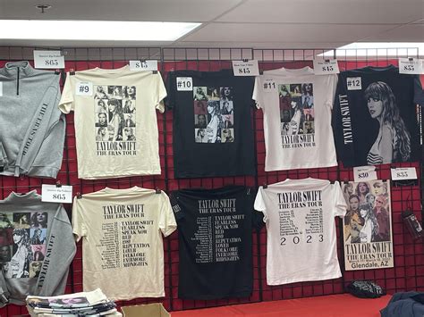 Taylor swift eras tour merch prices. The Eras Tour serves as Swift’s first stadium tour in five years. It kicked off in the US in March 2023 and is expected to end by December 2024 after 150 shows. 