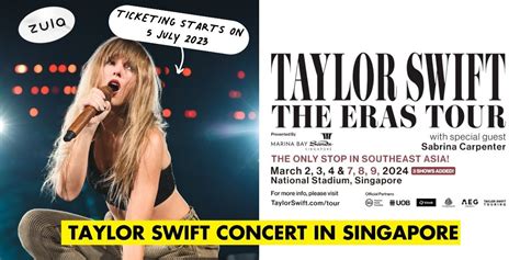 Taylor swift eras tour singapore. SINGAPORE — The remaining three nights of American pop star Taylor Swift’s Eras Tour concerts in Singapore will see more physical barriers and crowd control measures at the floor sections of the National Stadium. The Straits Times reported that barriers have been placed throughout all floor sections closest to the stage since Swift's … 
