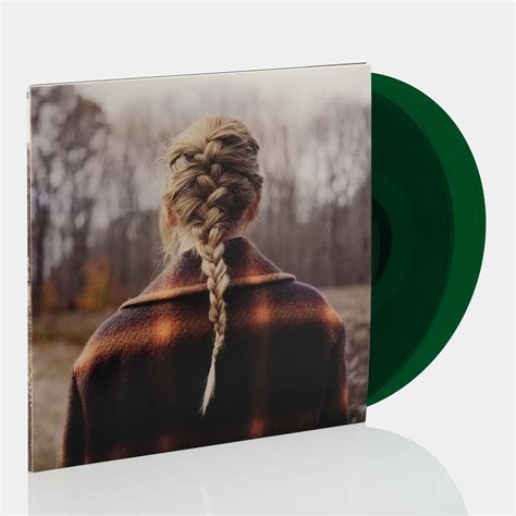 Taylor swift evermore vinyl. People who got it are saying that .. Evermore vinyl sold at Walmart are 'Made in France' and it's the translucent lighter green. Evermore vinyl sold at Ts Store are 'Made in Canada' and it's the dark solid opaque green. I don’t know if this of any help to anyone, but I ordered mine from the UK and it will be arriving on the 1st of June. 