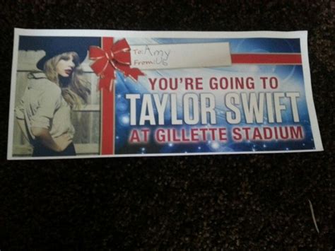 Taylor swift gillette ticketmaster. Ticketmaster AXS On sale for 2 months. Event is in 3 months. Discover more in Foxborough. Find my favorite artists. Venue. Gillette Stadium. 1 Patriot's Place 02035 Foxborough, MA, US www.gillettestadium.com. 10 upcoming concerts Capacity: 68,756 ... Saturday May 20, 2023 Taylor Swift Gillette … 