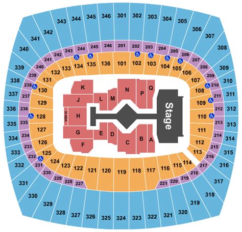 Upper Red View seats are located above th