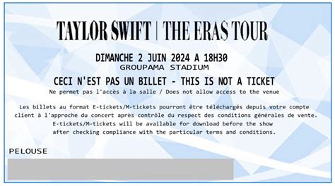 Taylor swift lyon tickets. Taylor Swift 2024 tickets . A complete calendar including all upcoming tour dates, venues and the best ticket prices for all concerts can be found below. ... FR$545June 3 at the Groupama Stadium ... 