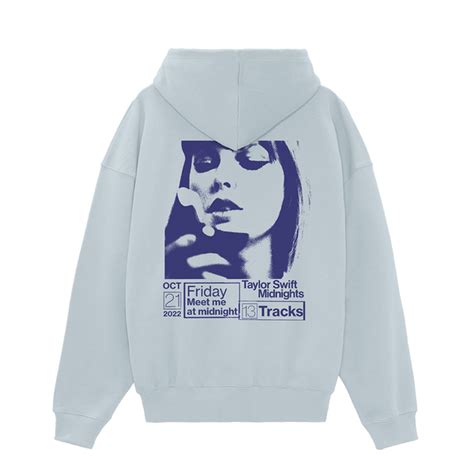  Eras Tour Blue Sweatshirt $ 65.00 USD. Out of stock. The Eras Tour Light Grey Hoodie ... Lover Album Cover Crewneck $ 65.00 USD. Out of stock. TAYLOR SWIFT MIDNIGHTS ... 