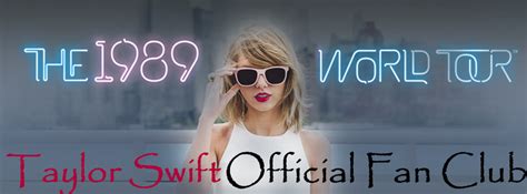 Taylor swift official fan club. Taylor Swift Fan Club. Taylor Alison Swift born on December 13th, 1989 is an American singer-songwriter. Her discography spans multiple genres and her narrative... 