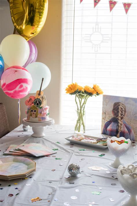 Taylor swift party ideas. Back in 2008, then-18-year-old Taylor Swift released Fearless, her history-making and Grammy-winning sophomore album. Thanks to the album’s country-pop hits, like “Love Story” and ... 