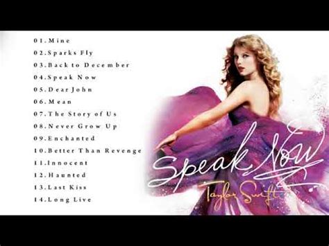 Taylor swift speak now songs. Things To Know About Taylor swift speak now songs. 