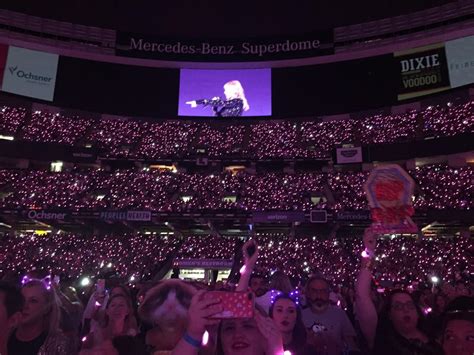 Taylor swift superdome. Jul 2014. ---. Section 128 has a total of 16 rows of seating, running from Row 13 at the front of the section, and ending at Row 28. It is important to note that Section 128 is further set back from the field than neighboring sections due to the field level tunnel located just below. Most of the seating rows in Section 128 will have 23 seats ... 