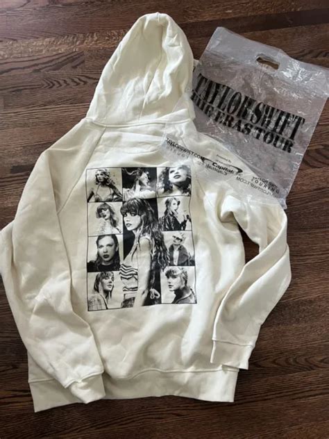 Taylor swift tour exclusive merch. Commemorative Eras Tour VIP tote bag. Collectible Taylor Swift pin, sticker & postcard set + souvenir concert ticket. Special Commissioned LED VIP Tour Laminate (Operates as Interactive Wearable ... 