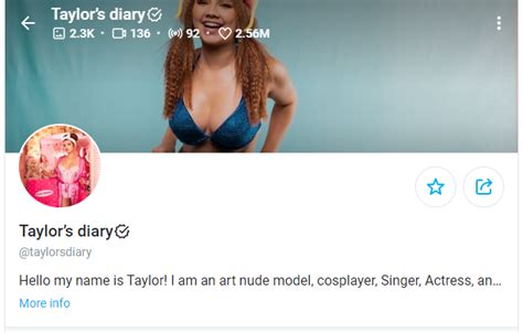 Taylors diary onlyfans leaks
