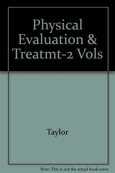 Taylors manual of physical evaluation and treatment by lyn paul taylor. - Hl. christophorus, seine verehrung und seine legende.