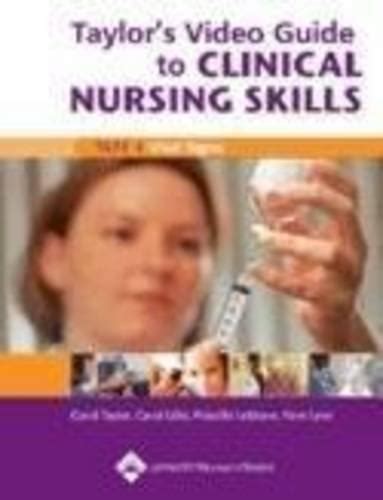 Taylors video guide to clinical nursing skills complete set. - Upright mx19 scissor lift operators manual.