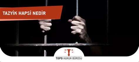 Tazyik hapsi Türk Ceza Kanununda tanımlanmamış olmakla birlikte kişiyi bir işi yapmaya, bir yükümlülüğü yerine getirmeye zorlama yaptırımı kurumu olarak açıklanabilir.