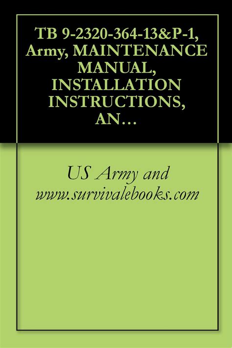 Tb 9 2320 364 13 p 1 army maintenance manual. - The oxford handbook of organization theory.