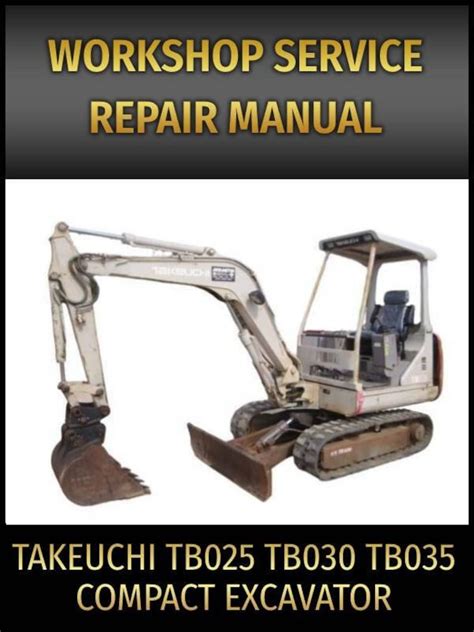 Tb025 tb030 tb035 compact excavator workshop manual. - Manual para la exploración del uranio..