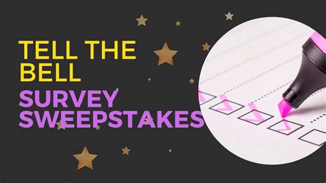 In return, participants can enter the TellTheBell sweepstakes for a chance to win $500 cash. No purchase or survey is required to enter. This guide will share step-by-step instructions to complete the TellTheBell survey online. Also, read how to get the survey code from your receipt and what kind of questions Taco Bell asks.. 