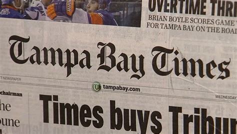 Tbt today. Tampa Bay's free tabloid newspaper, featuring news, sports, business, arts and entertainment and more, brought to you by the Tampa Bay Times. 
