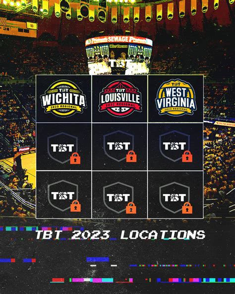 The full bracket for the 2023 TBT was release