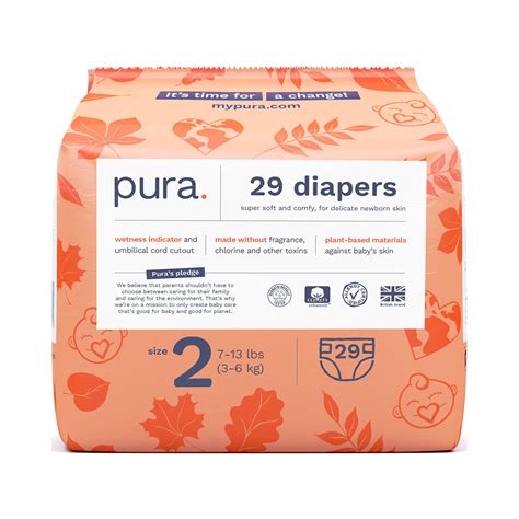 Tcf diapers. Pura’s high performance, low environmental impact, totally chlorine free (TCF) and fragrance-free baby diapers don’t compromise on skin safety, comfort or value for money. Allergy UK certified and approved by dermatologists to be gentle on newborns, these comfy fit diapers feature an umbilical cut-out to protect the delicate belly area, and ... 