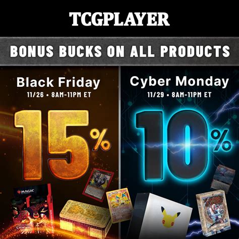 Tcgplayer black friday deals 2023. The Best Pokemon Cards Black Friday Day Deals of 2023. ... build a new deck or get back into the game and reinvigorate your collection with our premium set of 50 TCG cards. Every bundle comes ... 