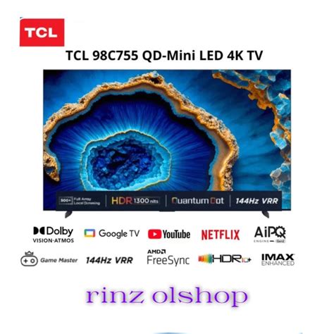Tcl 98c755.  Very bad experience of services under warranty.  Comparison ...