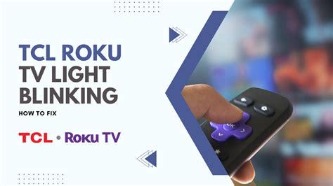 Tcl roku tv white light blinking. Oct 5, 2023 · 1. Reset your TV. If your TCL TV light is blinking and the TV won’t switch on, a quick reset might be just what it needs. You’ll usually find a tiny reset button at the back of your TV. Grab a pen or a straightened paperclip, press and hold the button for around 10 seconds. 