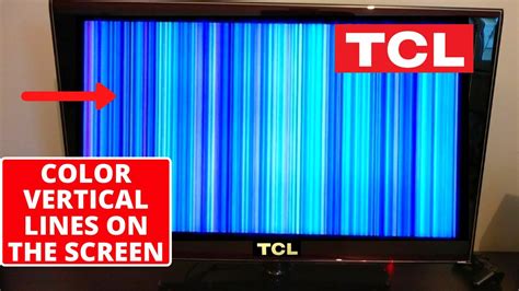 Tcl tv red line.  It could be related to a tab error, incorrectly fixe...