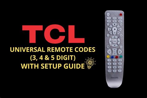 Tcl universal remote code list.  In this updated video, we provide you with the...