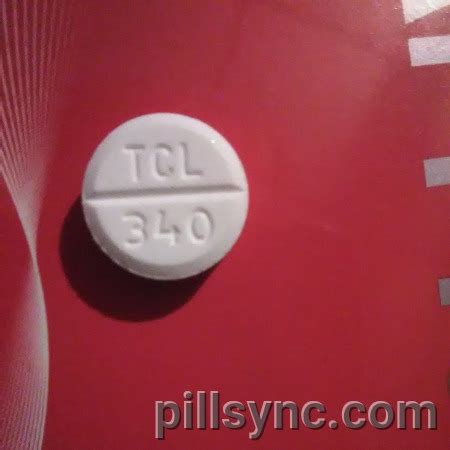 Tcl340. TCL 340 Pill - Oxycodone? - I have a pill that's similar to tcl 340 oxycodone. It's not the same pill but has the same imprint. The image on the internet... 