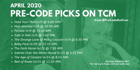 Check out today's TV schedule for Turner Classic Movies USA and take a look at what is scheduled for the next 2 weeks.. 