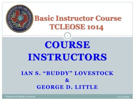 Tcole basic instructor course.  The students will be .  Since 2002, ALERRT at ...