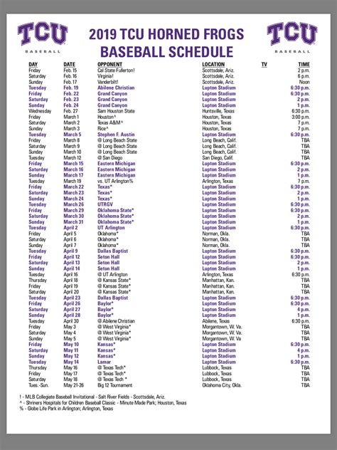 Tcu finals schedule. TCU Football Releases 2023 Schedule, With Games Against BYU, Houston ... from their 2022 team that went 13-2 and reached the national championship game before finishing the year No. 2 in the final ... 