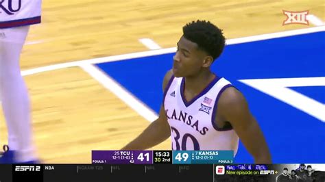 No. 3 Kansas at No. 24 TCU, 9 p.m. | TV: ESPN. Key Trend: The under is 5-0 in TCU's last five against teams with a winning record and it's 5-0 in Kansas' last five against teams with a winning .... 
