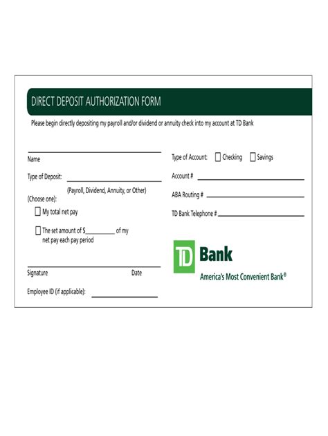 Handy tips for filling out Td bank direct deposit form online. Printing and scanning is no longer the best way to manage documents. Go digital and save time with signNow, the best solution for electronic signatures.Use its powerful functionality with a simple-to-use intuitive interface to fill out Direct deposit form td online, design them, and quickly share them …