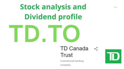 Td bank dividend. Things To Know About Td bank dividend. 