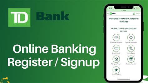 Td bank enroll in online banking. EasyWeb 