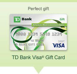 Every TD Checking Account comes with a free Visa® Debit Card: