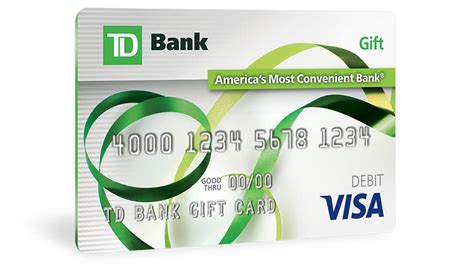 It's easy to register your TD Bank Visa ® Gift Card. Log in to the TD Bank Gift Card website †. Call Customer Service 24/7 at 1-888-294-2249. Instructions for online registration: If the sticker on your card says active, select "Register Your Card" and follow the instructions. If the sticker on your card says your card needs to be activated ... . 