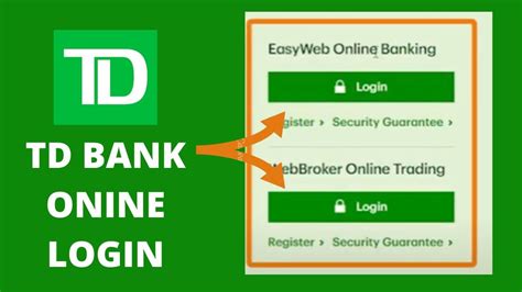 Td bank web banking login. EasyWeb 