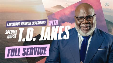 At this website, you can join Potter's House Sunday Service with Bishop TD Jake online every Sunday and watch T.D Jakes Sunday services. Join us every Sunday at 9 am CST and Wednesday at 7 pm CST for powerful sermons and teachings by Bishop T.D Jakes. From your house, you can be part of every activity at the Potter's house church by streaming .... 